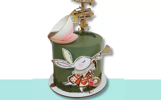 Torta de personaje de cuento