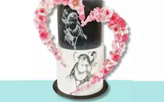 Corazón floral