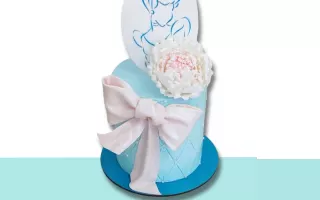 Torta temática de princesa
