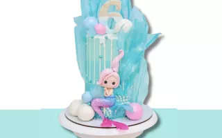 Torta temática de sirena