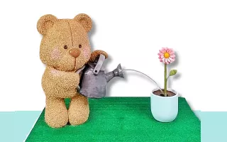 Osito jardinero (2 partes)
